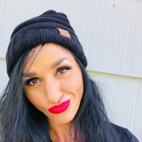 CC black regular woven beanie - Picture 2 of 4